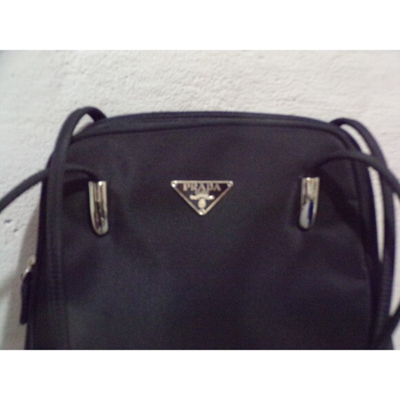 Prada Handbag with Wallet Black w/Silver Accents - Picture 3 of 11
